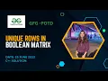 Unique rows in boolean matrix GeeksforGeeks POTD-25 JUNE 2023