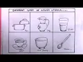 Drawing Kitchen To Draw Types Of Kitchen Of Kitchen Utensils Drawing