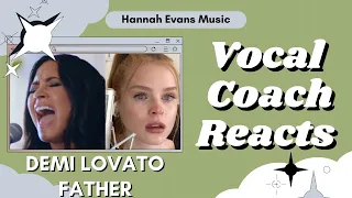 Download DEMI LOVATO 'Father' Live | Vocal Coach Reacts | Hannah Evans Music MP3