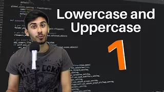 Hour of Python - Coding Challenge 1 Lowercase and Uppercase