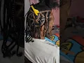 Men Triangle Part Braids