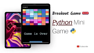 Breakout Game Python Mini Project Python Mini Game Pycharm