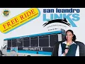 San Leandro LINKS Shuttle Free Public Transportation To Bart Work Shopping Hospitals and More