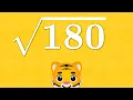 Square Root 180