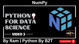 Python For Data Science NumPy linspace function in numpy By Ram By B2T