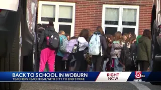 Classes resume as teachers strike comes to end in Woburn
