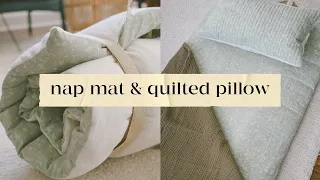 Nap Mat DIY Toddler Blanket and Nap Mat Tutorial Beginner Sewing Project