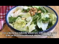 PORTAKAL VE HARDAL SOSLU YEŞİL SALATA TARİFİ