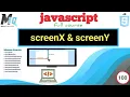 screenX screenY properties in Javascript Urdu Hindi