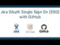 GitHub Single Sign On SSO Login into Jira using GitHub Jira GitHub SSO Jira SSO