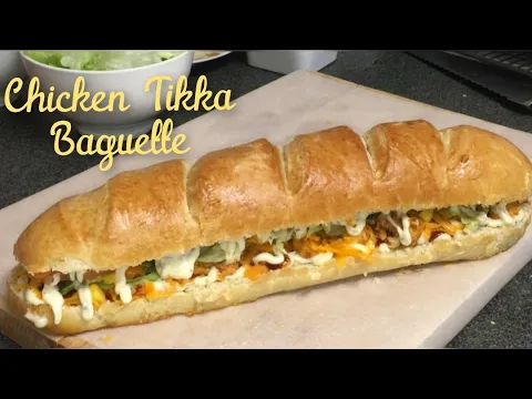 Download MP3 CHICKEN TIKKA BAGUETTE RECIPE | Subway Style | Food Plus