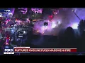 WATCH SkyFOX over massive fire in Hillside NJ