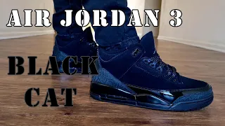 THE BEGINNING OF AN EXCITING YEAR JORDAN 3 | BLACK CAT | REVIEW AND ON FOOT