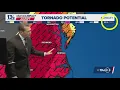 Tornado Watch issued until 7 p m Monday