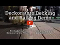 Deckorators Decking and Railing Install Demo at 2019 IBS Show Village