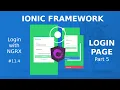 Ionic Tutorial 4 - Login Page