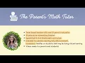 The Parent s Math Tutor Intro