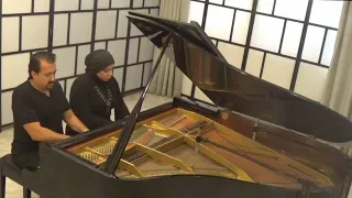 حلوة يا بلدي داليدا ثنائي بيانو طارق رفعت و دينا رأفت 