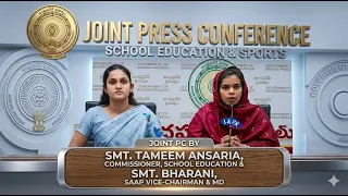 DNATV :Joint PC  .Tameem Ansaria Commissioner School Education & Bharani SAAP Vice-Chairman &MD LIVE