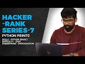 HackerRank Episode 7 - Print Function Scripting Challenge