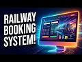 IRCTC Style Railway Booking System HTML CSS JS MongoDB Full Project Source Code