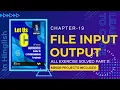 Let Us C Solutions C Programming File Input Output in One Shot Part 2