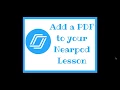 Adding a PDF to a Nearpod Lesson