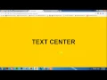 CSS Center text Horizontal and Vertical