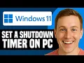 How To Set A Shutdown Timer On Your PC EASY