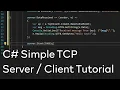 C - Simple TCP Server Client Tutorial