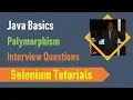 16A Java Basics for Selenium - Java Polymorphism