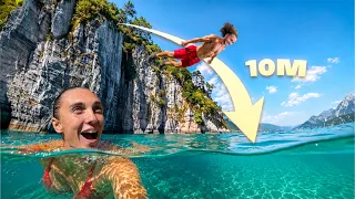 Je repousse mes limites en Cliff Jumping !