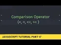 Comparison Operator Learn with Example - JavaScript Tutorial Part