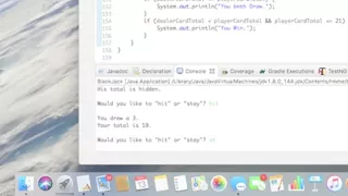 Java Blackjack MP7