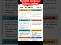 Top IELTS Writing Task 2 Topics You MUST Know
