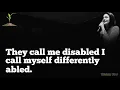 Download Lagu International Day of Differently Abled Persons | Motivational Status | Muniba Mazari Words