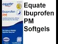 Equate Ibuprofen PM Softgels