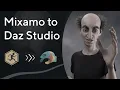 Import Mixamo Data Daz Studio