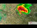 2007 Greensburg Kansas Tornado Doppler Radar Time Lapse w Warn Boxes