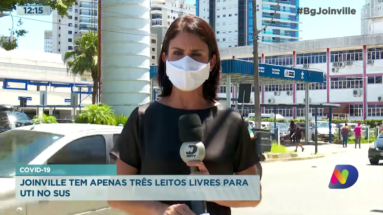 Covid-19: Joinville tem apenas três leitos livres para UTI no SUS