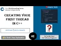 C Multithreading Tutorial in Hindi Creating a Thread C Interview Series