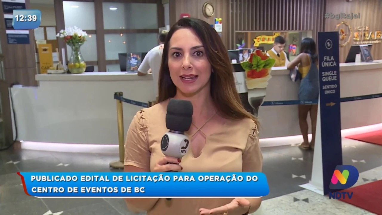 Edital de licitação para operação do centro de eventos de BC é publicado