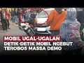 Download Lagu Bikin Geram! Terobos Pendemo, Mobil Ngebut Tabrak Pemotor Dihajar Massa | OneNews Update