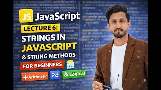 JavaScript Lecture 6 Strings in JavaScript String Methods for Beginners