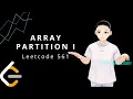 Leetcode 561 - Array Partition I JAVA Solution Explained