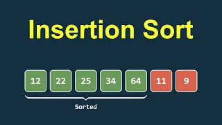 Insertion Sort Visually Explained Sorting Algorithm Computer Science