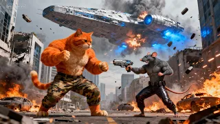 القط مياو يعود لينقذ الكوكب حرب الفئران عصابة الكلاب بيضة التنين القصة الكاملة في فيديو واحد 