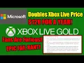 Microsoft Doubles Xbox Live Gold Yearly Membership to 120 Worst Xbox Live Disaster Ever