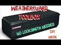 Weatherguard Toolbox Unlock hack with no locksmith needed Key code location Cheap keys link