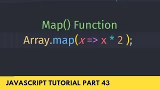 Quick look at Map Function - JavaScript Tutorial Part